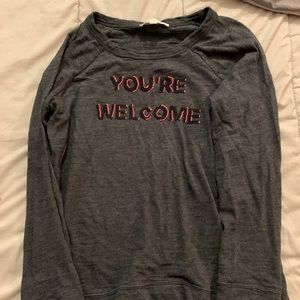 Loft “You’re Welcome” Sweater